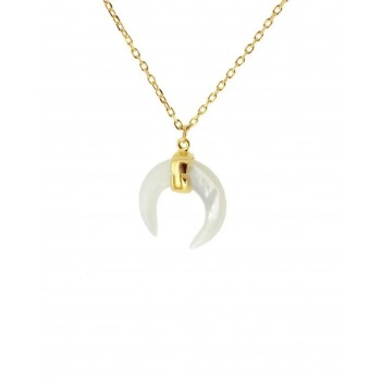 WHITE MOON NECKLACE 